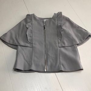 Toddler girl jacket - gray girls jacket